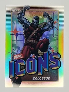 Colossus MI-8 Icons Refractor 2025 Topps Chrome Marvel NM - Picture 1 of 2