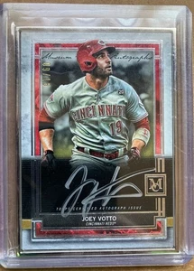 Autógrafo enmarcado plateado Joey Votto Cincinnati Reds 2020 Topps Museum/15 - Imagen 1 de 4