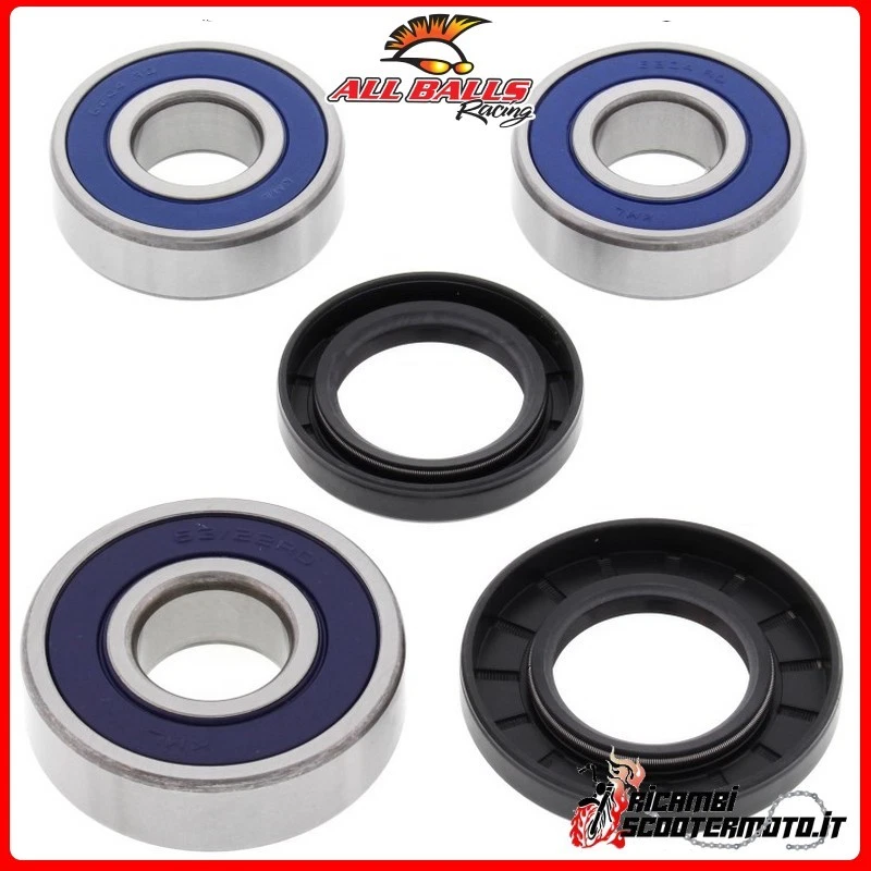JUEGO DE COJINETE DE RUEDA RUEDA TRASERA All Balls Honda CB 600 F Hornet 2009 25-1257#14 Foto 1 de 1