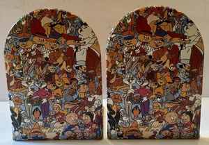 Vintage 1994 Warner Bros - Looney Tunes Bookends - Picture 1 of 10