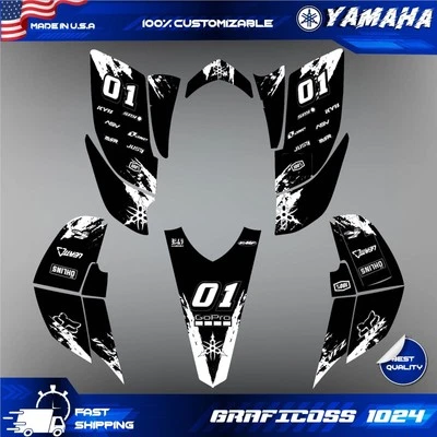Yamaha YFZ 450 Grafik Kit 2003 2004 2005 2006 2007-2008 Decals Aufkleber Atv - Bild 1 von 4