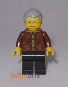 Lego Grandfather Minifigure set 80101 Chinese New Year's Eve Dinner NEW hol140 - Picture 1 of 1