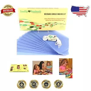 Creative Beeswax Candle Kit for Kids and Adults: 10 Blue Sheets included - Picture 1 of 10