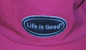 Cappellino donna Life Is Good marca LIG ovale pop rosa chill nuovo con etichetta - Foto 1 di 6