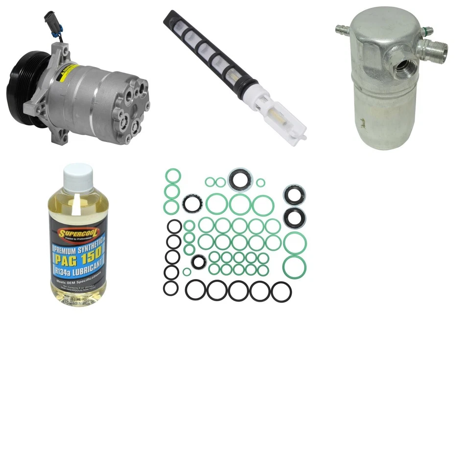 Kit de compresor de aire acondicionado UAC para Cadillac Fleetwood 1994-1996 Foto 1 de 1