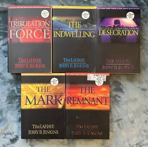 Left Behind Series X5 - Tim LaHaye Jerry B. Jenkins Lot of 5 Books Paperback PB - Picture 1 of 16