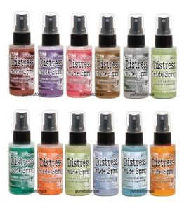 12 Tim Holtz Distress Oxide Sprays, Set #5 - Picture 1 of 1