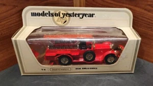 MATCHBOX MODELS OF YESTERYEAR 1920 ROLLS ROYCE FIRE TRUCK - Picture 1 of 10