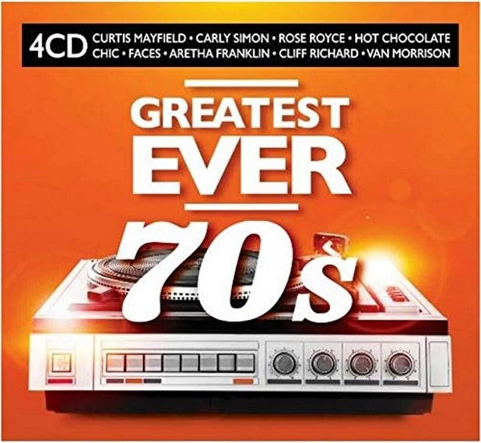GREATEST EVER 70s (SEVENTIES) (4 CD ALBUM) NEW SEALED - Image 1 of 1