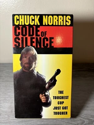 Code Of Silence VHS Chuck Norris - The Toughest Cop Just Got Tougher - Image 1 of 3