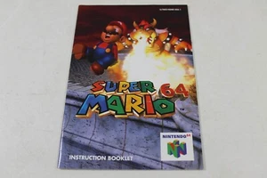 Super Mario 64 - Original Nintendo 64 Manual - Picture 1 of 1
