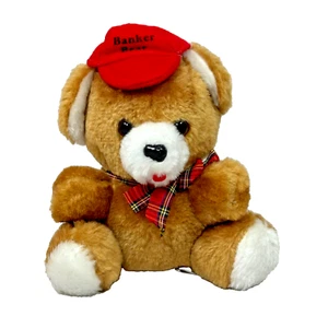 Vintage Giftco Banker Bear Coin Bank 1987 Taiwan Teddybär mit Mütze - Bild 1 von 23