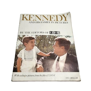 1963 LOOK Magazine, John F. Kennedy and His Family in Pictures JFK Pics Vintage - Picture 1 of 7