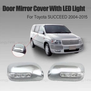 Chrome Upgrade Replace Side Mirror Shell With Light For Toyota Probox Succeed 04 - Imagen 1 de 6