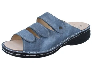 FINN COMFORT Hellas Damen Pantolette blau jeans/Alfa - Picture 1 of 1