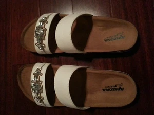 Arizona Mattie Slide Women Sandals White size 8.5 M SALE! - Picture 1 of 9