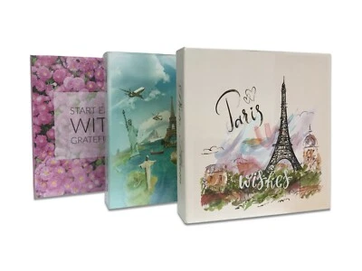 Photo Album 4x6  Memo Slip In Case  Holds 208 Photos   XMAS - Image 1 of 4