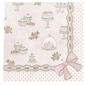 20 Stück Papierservietten DOLCE VITA 33x33cm by Clayre & Eef DV73 - Bild 1 von 1