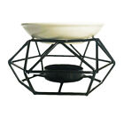 Home Decor Ceramic Bowl Metal Frame Wax Melt Oil Burner Candle Tealight Holder