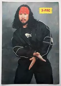 X-Pac Brian Adams vs Davey Boy Smith double-sided Wrestling Magazine page Pinup - Picture 1 of 2