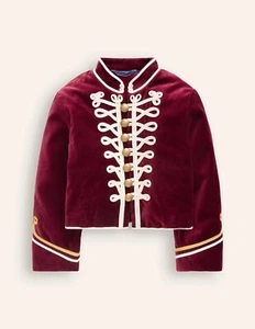 Chaqueta Militar Mini Boden Terciopelo Nueva con Etiquetas Nueva 11-12 - Imagen 1 de 11