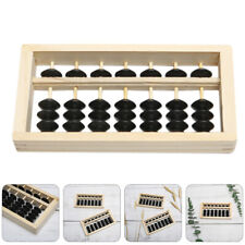 Rare Chinese Vintage Abacus - Mini Calculator Wooden Counting Tool