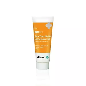 The Derma Co Pure Zinc Matte Sunscreen Gel With SPF 30 PA+++ 50 gm - Picture 1 of 6