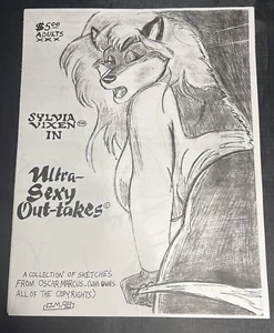 Sylvia Vixens Ultra Sexy Out-takes By Oscar Marcus 1998 HTF Rare Furry - Picture 1 of 6