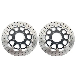 For Kawasaki Z 1000 ABS 07-13 Z 750 07-12 KLZ1000 Versys 12-14 Front Brake Discs - Picture 1 of 8