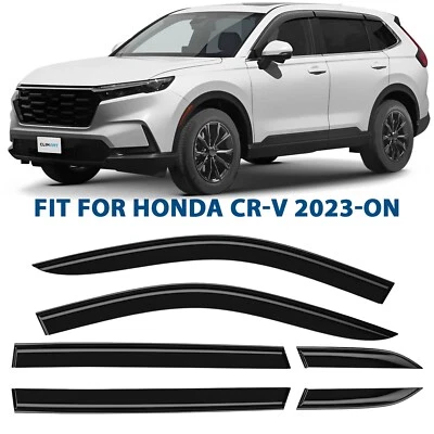 Rain Guards Vent Visors Shade for 2023-2026 Honda CR-V (CRV) SHATTERPROOF - Image 1 of 4