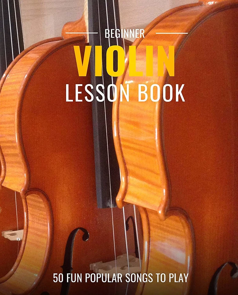 Beginner Violin Lesson Book, 50 Amazing & Popular Songs, Color Coded Notes - Image 1 of 1