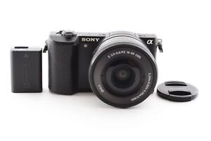 [Near Mint] Sony Alpha a5100 Mirrorless Black E 16-50mm Lens Black w/ battery JP