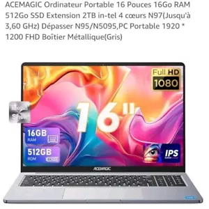 pc portable gamer 16 Pouces - Photo 1/3