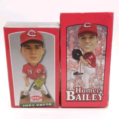 2012 Joey Votto Homer Bailey Cincinnati Reds Bobblehead Bundle Lot MLB Baseball - Image 1 of 4