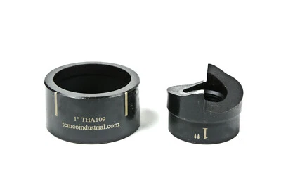 TEMCO INDUSTRIAL TEMCo 1" Slug Splitting Conduit Punch - Die for Hydraulic Knock Out Driver