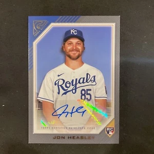 2022 Topps Gallery Jon Heasley Rookie Auto #RA-JH Kansas City Royals - Picture 1 of 2