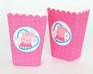 12 Pcs Set, Pop Corn Candy Boxes Kids Birthday Party Supply - Picture 1 of 1