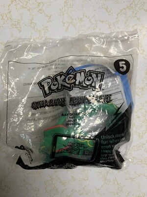 Pokemon - 2015 McDonald's #5 Rayquaza - Figura de juguete Happy Meal - Sellado de fábrica Foto 1 de 3