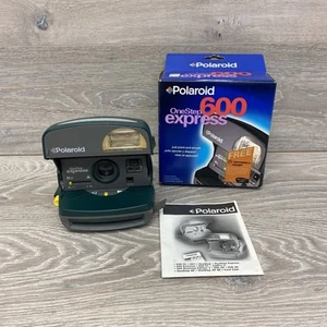 Polaroid One Step Express 600 Film Instant Camera with Manual & Box Works - Picture 1 of 15