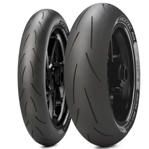 Motorcycle Tyres Metzeler 120/70ZR17 58W & 180/55ZR17 73W Racetec RR K3 Pair - Picture 1 of 5