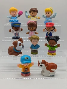 Fisher Price Little People Figuras Perros Lote de 11 Piloto Cenicienta Tren Conducta - Imagen 1 de 11