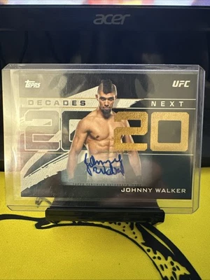 2020 Topps UFC - Decade's Next Johnny Walker #DN-3 Autographs /25 (AU, RC) - Image 1 of 2