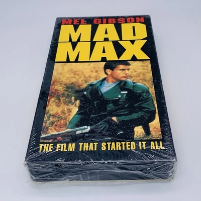 Mad Max VHS, 1993 Mel Gibson Orion Goodtimes Home Video - New Sealed - Image 1 of 4