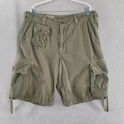 Pantalones Cortos Polo Ralph Lauren Para Hombres 36 Verdes De Colección Sueltos Carga Paracaidista Militar Foto 1 de 4