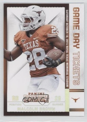 2015 Panini Contenders Draft Picks Game Day Tickets Malcolm Brown #83 Rookie RC - Image 1 of 2