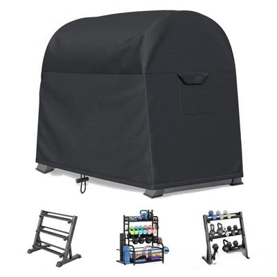 Indoor Waterproof Dumbbell Rack Cover with Reinforced Stitching and Drawstrings - Image 1 of 4