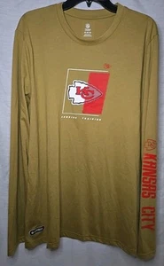 Kansas City Chiefs NFL Team Apparel Combine Authentic LS Shirt, Gr. XL, braun neu mit Etikett - Bild 1 von 9