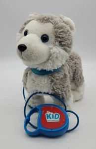 Kid Connection Walking Wolf Husky Dog With Remote Control Leash 9” Plush READ - Picture 1 of 8