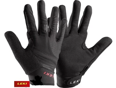 LEKI Master Long - Marche Nordique Gant - Noir - Randonnée Faire Du Vélo Skating - Photo 1/2
