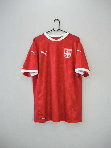 Serbia 2020-21 Original Home Shirt (Excellent) L Soccer Jersey Cover